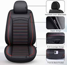 Leather Car Seat Covers Full Set For