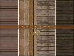 the sims resource exterior wood walls