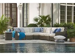 Oasis Wicker Sectional Lounge Set