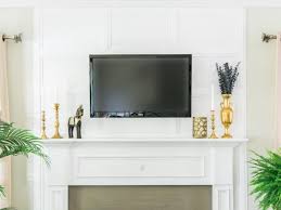 how to hide tv cables with molding