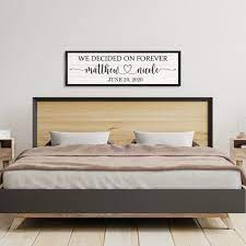 Master Bedroom Wall Decor Over The Bed