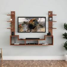 Wall Mount Modular Wooden Tv Unit