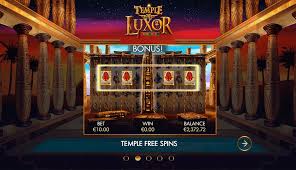 Bonuses still apply to free casino games. Temple Of Luxor Slot Free Play Online Casino Slots No Download