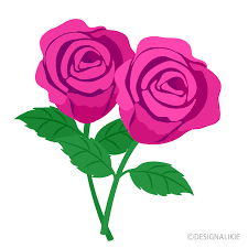 pink rose flowers clip art free png