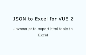 javascript to export html table to excel