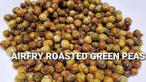 air fryer roasted crunchy green pea no