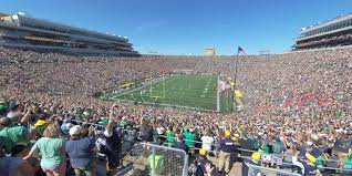 section 117 at notre dame stadium
