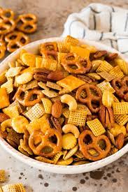 homemade chex mix dinner at the zoo