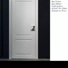 Tidak mengesampingkan faktor keindahan pada pintu Jual Pintu Kamar Minimalis Cat Duco Kusen Pintu Kayu Warna Putih Cv Adibaberkah