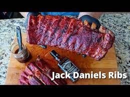smoked ribs with jack daniel s glaze