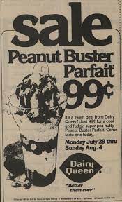 Dairy Queen Peanut Buster Parfait Price gambar png