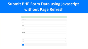 page refresh using javascript with php