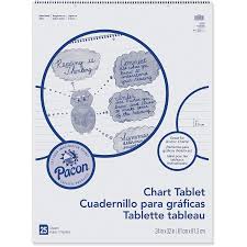 com pacon chart tablet 24 x