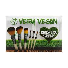 w7 very vegan brush eco 6 piece