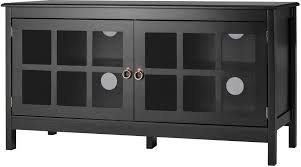 Tv Stand With Glass Panel Doors