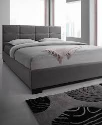 Light Grey Liam Upholstered Bed Frame