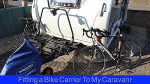 ing the bike rack to my caravan
