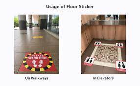 floor stickers botak sign pte ltd