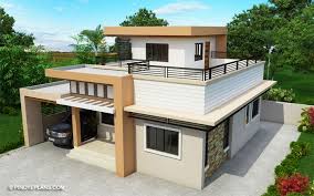 Two Y House Design With Roof Deck