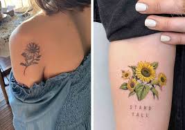 sunflower tattoo meaning creative