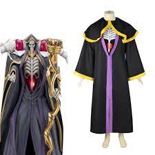 Anime Overlord Ainz Ooal Gown Cosplay Costume Deadth Grim Reaper Cosplay  Costume Halloween Suit L321 - AliExpress