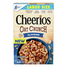 cheerios cereal oat crunch almond