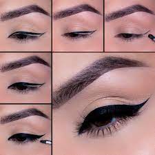 perfect winged eyeliner with motives