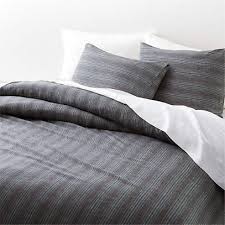 linen navy striped duvet covers and