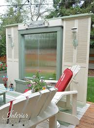 Deck Privacy Screen From Repurposed