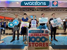 watsons philippines unveils its 1 000th