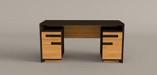 Diy home office and desk tour — work from home setup. Lagos Moderner Oak Wood Desk Made Of Solid Wood Loftmarkt