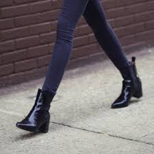 I've been wearing a lot of leggings and tights lately and i think chelsea boots might be better than skechers resalyte. 23 Ways To Wear Ankle Booties This Fall No Matter Where You Re Headed Glamour