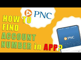 how to find pnc account number app