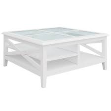 Tacito Squ Coﬀee Table Glass Top Best