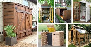 The space also features an outdoor sink, wood storage, and decorative shelving. 27 Best Small Storage Shed Projects Ideas And Designs For 2021
