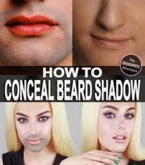 how to conceal cover beard shadow for
