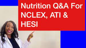 practice nutrition q a for nclex hesi