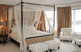 How To Hang Curtains On A Canopy Bed 4