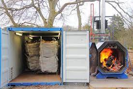 treeline installs a log drying kiln
