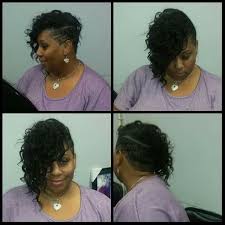 Make sure you are aware of that if your hair is naturally this wavy and you want to spice it up by getting a set of long & loose bangs. Pin By Ms Tee On Wigs And Weave Wet And Wavy Hair Braids With Shaved Sides Shaved Side Hairstyles