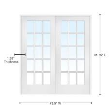 Divided Prehung Interior French Door