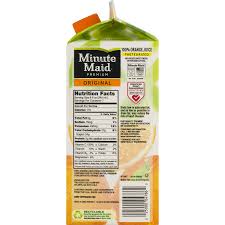 minute maid premium orange juice