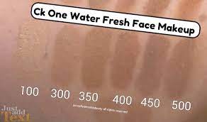 ck one water fresh face makeup cream
