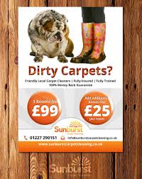 design a flyer for a carpet cleaning
