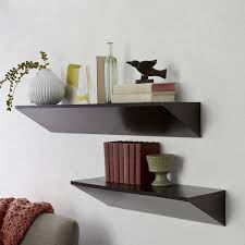 Dark Brown Wedge Shelf