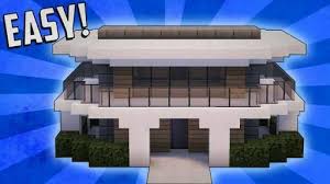 Both of these materials are very easy to get and there is a variety of blocks to pick from. Easy Minecraft Modern Houses Facebook