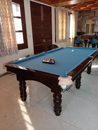 solid wood pool table indian 3x6 for