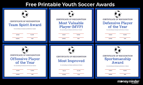 youth sports award ideas with 40 free