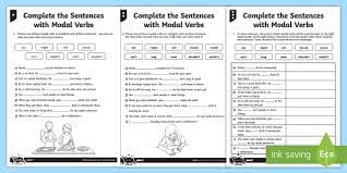 These differentiated modal verbs worksheets let ks2 children practice their writing skills in a fun and simple way. Modal Verbs Ks2 Powerpoint Primary Resources