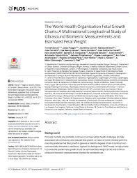 Pdf The World Health Organization Fetal Growth Charts A